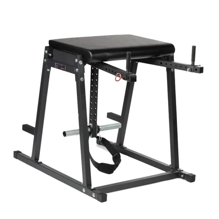 The Lower Body Machines Economy H-PND, showcasing its compact, all-steel frame and central pad