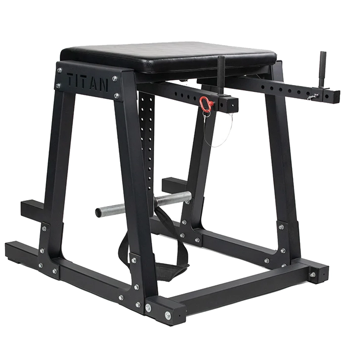 The Lower Body Machines H-PND, showcasing its robust all-steel frame and central pad