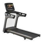 The Matrix T50 Treadmill 22 inch XUR with its large 22-inch XUR touchscreen console, ready for a workout