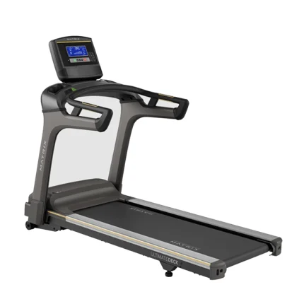 The Matrix T75 Treadmill 8.5 inch XR with its 8.5-inch XR LCD console, ready for a workout