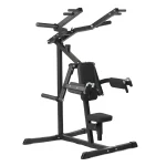 The Shoulder Press And Plate Loaded Deltoid Machine, showcasing its robust frame and independent arms