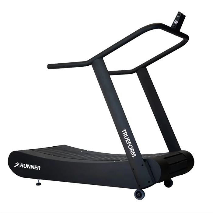 The Treadmill Runner TrueForm, showcasing its distinctive curved shape and sleek design