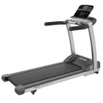 The Treadmill T3 Life Fitness Track Connect 2.0, showcasing its sleek design and digital display