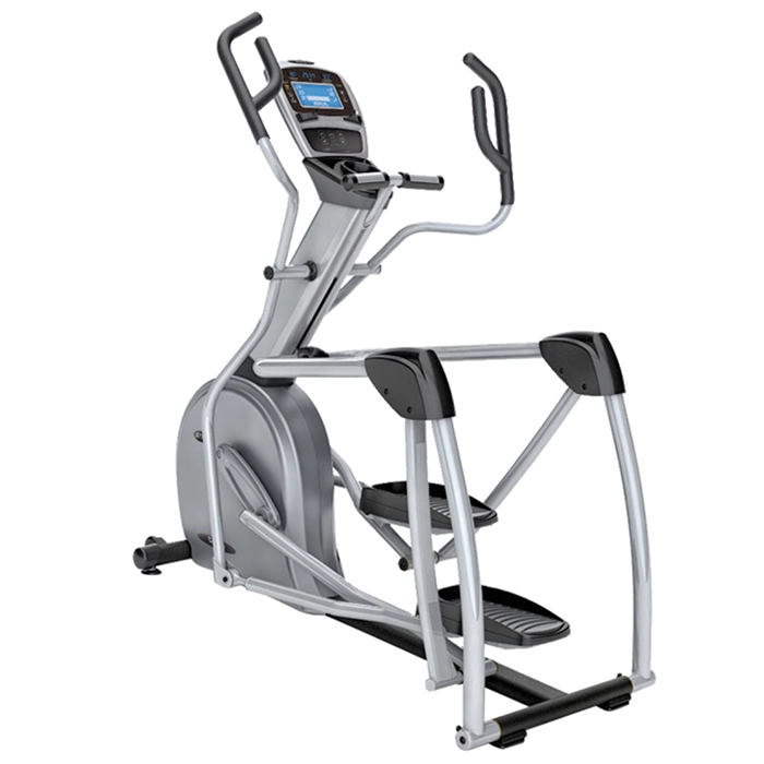 The Vision S7100HRT Suspension Elliptical, showcasing its sleek design and console