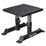 Valor Fitness Adjustable Squat Box with steel diamond plate top and reinforced frame