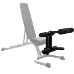 Valor Leg Curl Extension Bench Attachment with high-density foam rollers